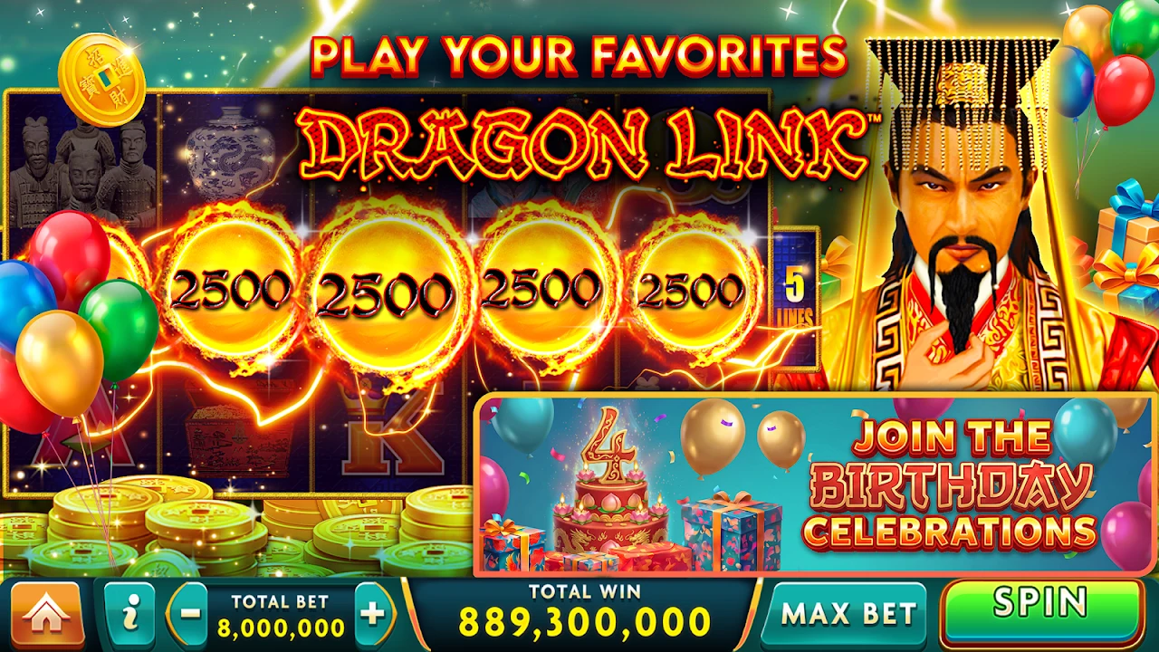 Official Mighty Fu Casino Slots Games promotional screenshot